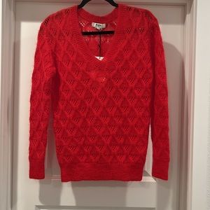NWT Bonpoint Paris XS v neck pullover sweater